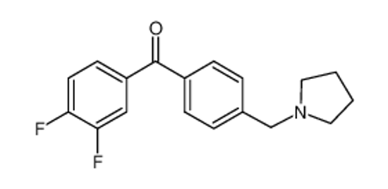 Imagem de (3,4-difluorophenyl)-[4-(pyrrolidin-1-ylmethyl)phenyl]methanone