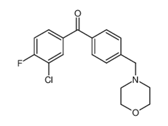 Picture of (3-chloro-4-fluorophenyl)-[4-(morpholin-4-ylmethyl)phenyl]methanone