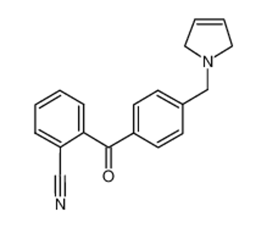 Picture of 2-[4-(2,5-dihydropyrrol-1-ylmethyl)benzoyl]benzonitrile