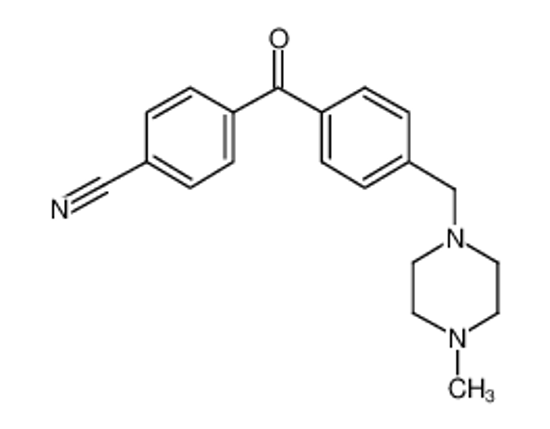 Изображение 4-[4-[(4-methylpiperazin-1-yl)methyl]benzoyl]benzonitrile