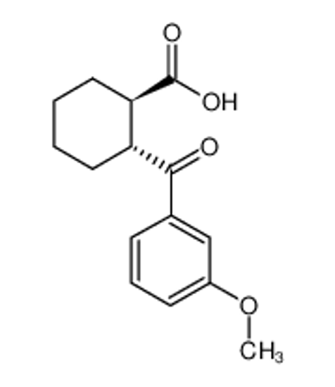 Изображение (1R,2R)-2-(3-methoxybenzoyl)cyclohexane-1-carboxylic acid