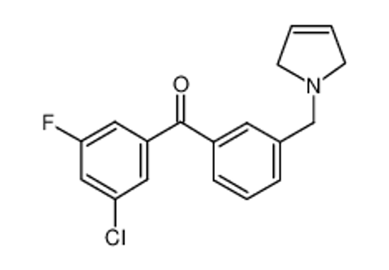 Picture of (3-chloro-5-fluorophenyl)-[3-(2,5-dihydropyrrol-1-ylmethyl)phenyl]methanone