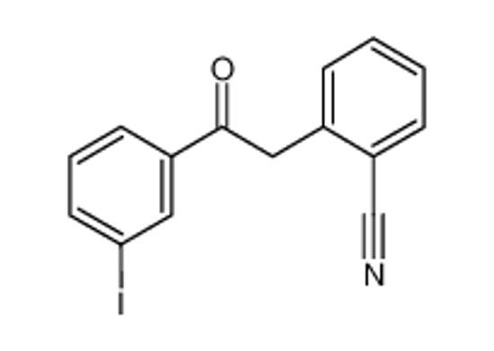 Picture of 2-[2-(3-iodophenyl)-2-oxoethyl]benzonitrile