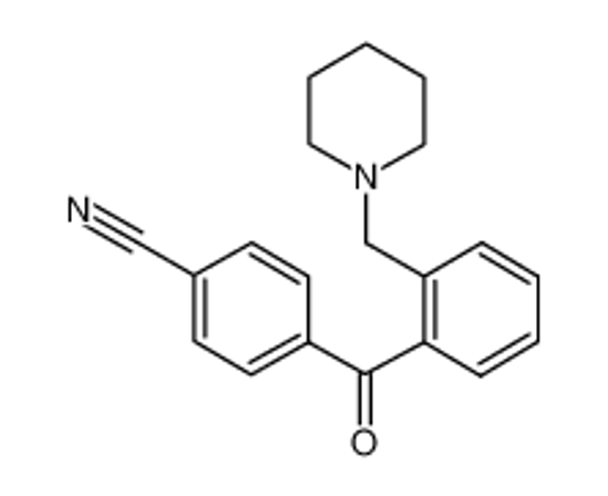 Picture of 4-[2-(piperidin-1-ylmethyl)benzoyl]benzonitrile