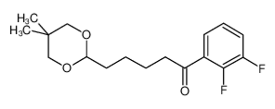 Imagem de 1-(2,3-difluorophenyl)-5-(5,5-dimethyl-1,3-dioxan-2-yl)pentan-1-one