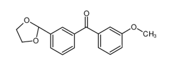 Изображение [3-(1,3-dioxolan-2-yl)phenyl]-(3-methoxyphenyl)methanone