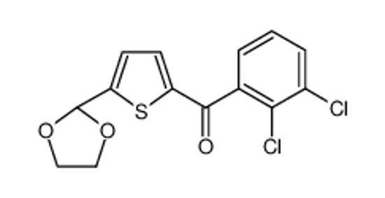 Изображение (2,3-dichlorophenyl)-[5-(1,3-dioxolan-2-yl)thiophen-2-yl]methanone