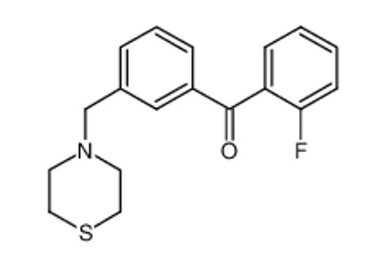 Изображение (2-fluorophenyl)-[3-(thiomorpholin-4-ylmethyl)phenyl]methanone