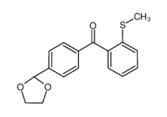 Picture of [4-(1,3-dioxolan-2-yl)phenyl]-(2-methylsulfanylphenyl)methanone