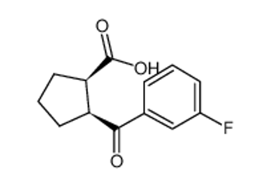 Picture of (1R,2S)-2-(3-fluorobenzoyl)cyclopentane-1-carboxylic acid