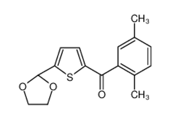 Изображение (2,5-dimethylphenyl)-[5-(1,3-dioxolan-2-yl)thiophen-2-yl]methanone
