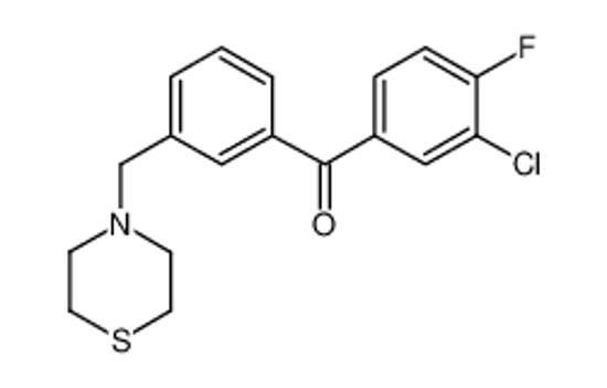 Picture of (3-chloro-4-fluorophenyl)-[3-(thiomorpholin-4-ylmethyl)phenyl]methanone