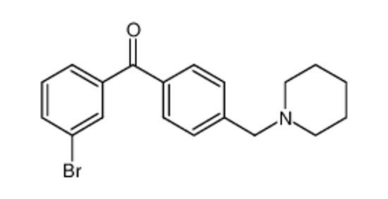 Изображение (3-bromophenyl)-[4-(piperidin-1-ylmethyl)phenyl]methanone
