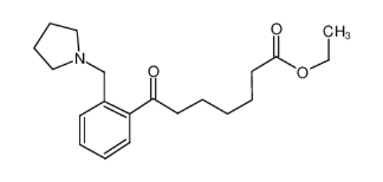 Picture of ethyl 7-oxo-7-[2-(pyrrolidin-1-ylmethyl)phenyl]heptanoate