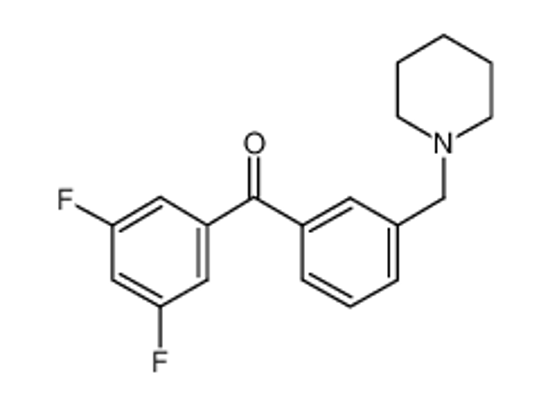 Picture of (3,5-difluorophenyl)-[3-(piperidin-1-ylmethyl)phenyl]methanone