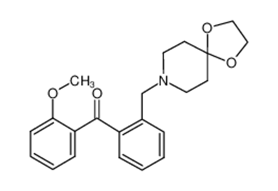 Picture of [2-(1,4-dioxa-8-azaspiro[4.5]decan-8-ylmethyl)phenyl]-(2-methoxyphenyl)methanone