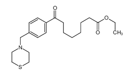 Picture of ethyl 8-oxo-8-[4-(thiomorpholin-4-ylmethyl)phenyl]octanoate