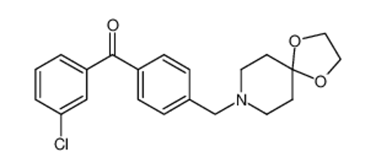 Imagem de (3-chlorophenyl)-[4-(1,4-dioxa-8-azaspiro[4.5]decan-8-ylmethyl)phenyl]methanone