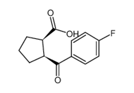 Picture of (1R,2S)-2-(4-fluorobenzoyl)cyclopentane-1-carboxylic acid