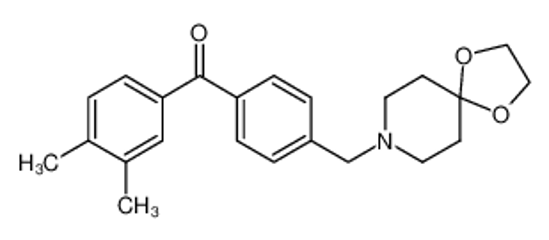 Imagem de (3,4-dimethylphenyl)-[4-(1,4-dioxa-8-azaspiro[4.5]decan-8-ylmethyl)phenyl]methanone