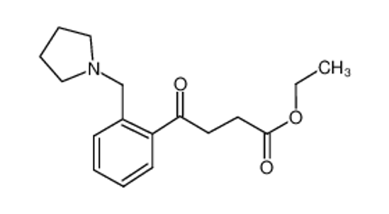 Picture of ethyl 4-oxo-4-[2-(pyrrolidin-1-ylmethyl)phenyl]butanoate