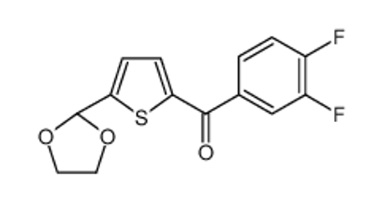 Picture of (3,4-difluorophenyl)-[5-(1,3-dioxolan-2-yl)thiophen-2-yl]methanone