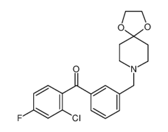 Picture of (2-chloro-4-fluorophenyl)-[3-(1,4-dioxa-8-azaspiro[4.5]decan-8-ylmethyl)phenyl]methanone