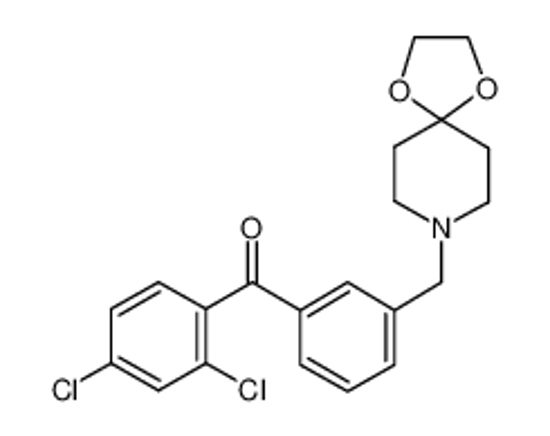 Picture of (2,4-dichlorophenyl)-[3-(1,4-dioxa-8-azaspiro[4.5]decan-8-ylmethyl)phenyl]methanone