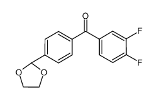 Picture of (3,4-difluorophenyl)-[4-(1,3-dioxolan-2-yl)phenyl]methanone