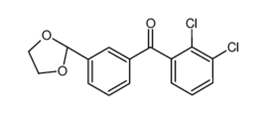 Изображение (2,3-dichlorophenyl)-[3-(1,3-dioxolan-2-yl)phenyl]methanone