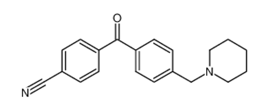 Picture of 4-[4-(piperidin-1-ylmethyl)benzoyl]benzonitrile