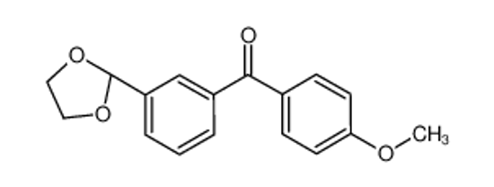 Изображение [3-(1,3-dioxolan-2-yl)phenyl]-(4-methoxyphenyl)methanone
