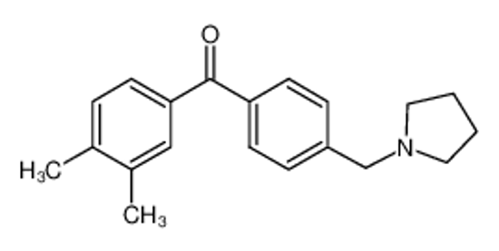 Изображение (3,4-dimethylphenyl)-[4-(pyrrolidin-1-ylmethyl)phenyl]methanone