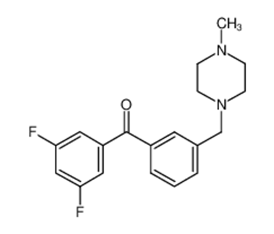Picture of (3,5-difluorophenyl)-[3-[(4-methylpiperazin-1-yl)methyl]phenyl]methanone