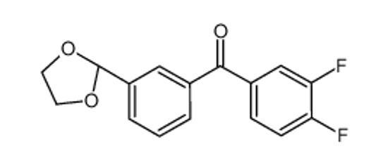 Imagem de (3,4-difluorophenyl)-[3-(1,3-dioxolan-2-yl)phenyl]methanone