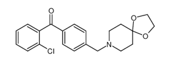 Picture of (2-chlorophenyl)-[4-(1,4-dioxa-8-azaspiro[4.5]decan-8-ylmethyl)phenyl]methanone