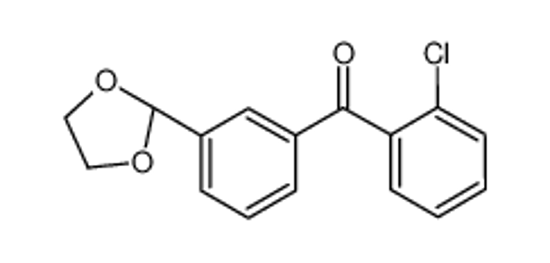 Изображение (2-chlorophenyl)-[3-(1,3-dioxolan-2-yl)phenyl]methanone