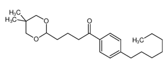 Picture of 4-(5,5-dimethyl-1,3-dioxan-2-yl)-1-(4-heptylphenyl)butan-1-one