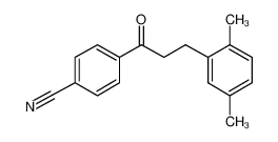 Picture of 4-[3-(2,5-dimethylphenyl)propanoyl]benzonitrile
