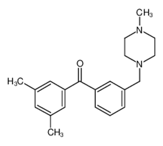 Изображение (3,5-dimethylphenyl)-[3-[(4-methylpiperazin-1-yl)methyl]phenyl]methanone