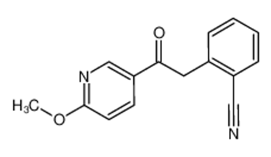 Picture of 2-[2-(6-methoxypyridin-3-yl)-2-oxoethyl]benzonitrile