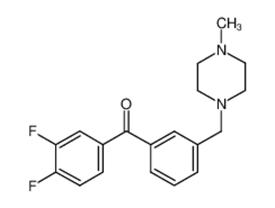 Picture of (3,4-difluorophenyl)-[3-[(4-methylpiperazin-1-yl)methyl]phenyl]methanone