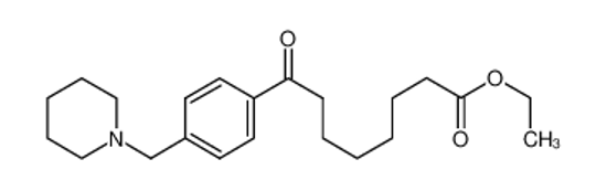 Picture of ethyl 8-oxo-8-[4-(piperidin-1-ylmethyl)phenyl]octanoate
