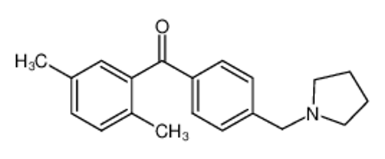 Изображение (2,5-dimethylphenyl)-[4-(pyrrolidin-1-ylmethyl)phenyl]methanone