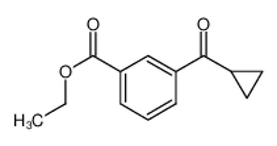 Picture of ethyl 3-(cyclopropanecarbonyl)benzoate
