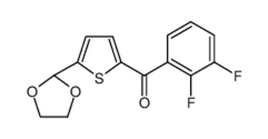 Picture of (2,3-difluorophenyl)-[5-(1,3-dioxolan-2-yl)thiophen-2-yl]methanone