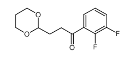 Imagem de 1-(2,3-difluorophenyl)-3-(1,3-dioxan-2-yl)propan-1-one