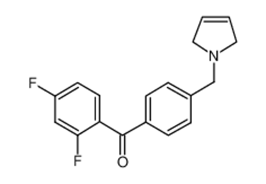 Изображение (2,4-difluorophenyl)-[4-(2,5-dihydropyrrol-1-ylmethyl)phenyl]methanone