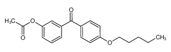 Изображение [3-(4-pentoxybenzoyl)phenyl] acetate
