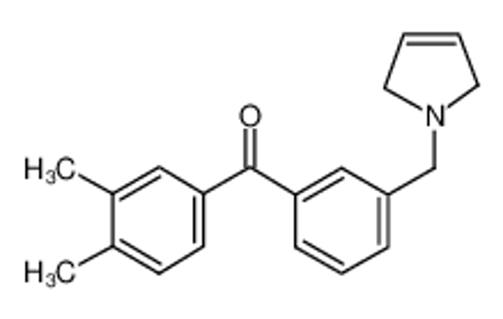 Picture of [3-(2,5-dihydropyrrol-1-ylmethyl)phenyl]-(3,4-dimethylphenyl)methanone